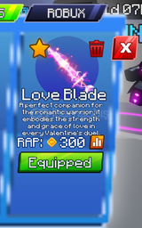 BLADE BALL LOVE SWORD (EN UCUZ)