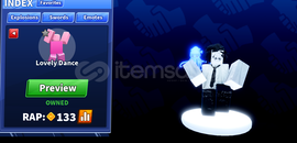 Blade Ball Lovely Emote