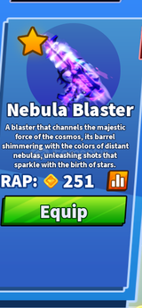 ★ [BLADE BALL] NEBULA BLASTER ★