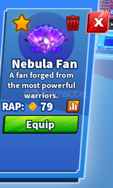 blade ball nebula fan sword en ucuz!!!