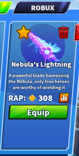 ★ [BLADE BALL] NEBULAS LIGHTNING ★