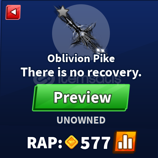 BLADE BALL OBLİVİON PİKE BLADE BALL OBLİVİON PİKE