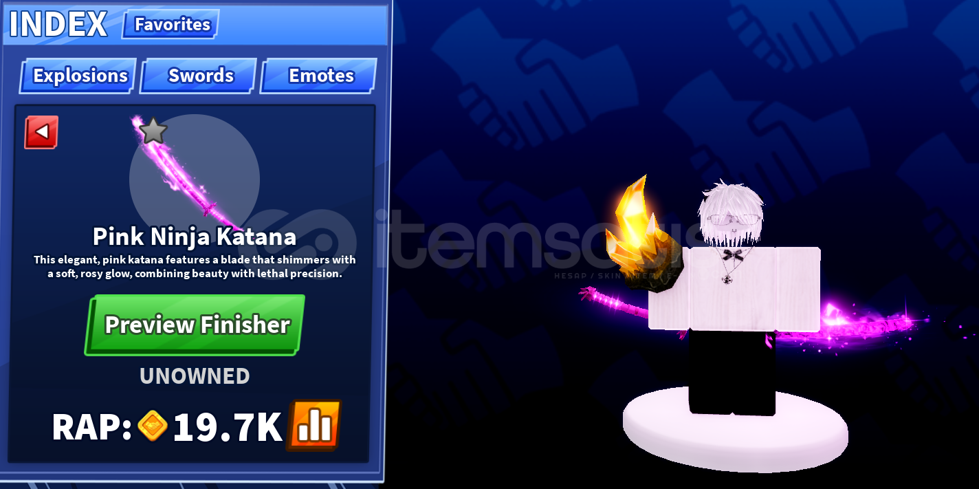 ⭐Blade Ball⭐ Pink Ninja Katana (Finisher) ⭐Blade Ball⭐ Pink Ninja Katana (Finisher)