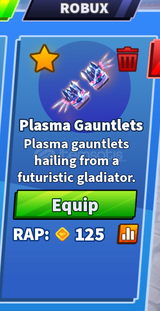 ★ [BLADE BALL] PLASMA GAUNTLETS ★