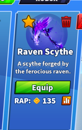 ★ [BLADE BALL] RAVEN SCYTHE ★