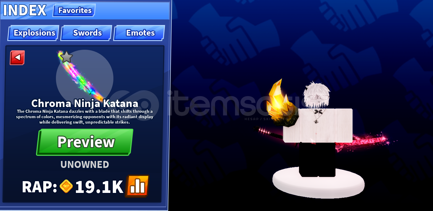 ⭐Blade Ball⭐ Red Ninja Katana (Finisher) ⭐Blade Ball⭐ Red Ninja Katana (Finisher)