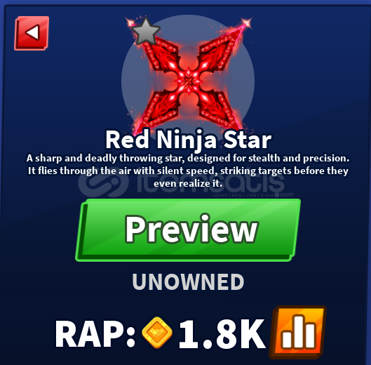 BLADE BALL RED NİNJA STAR BLADE BALL RED NİNJA STAR