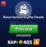 Blade Ball Resurrection Scythe Emote