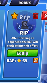 ★ [BLADE BALL] RIP EXPLOSION (SECRET) ★