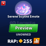 Blade Ball Serene Scythe Emote