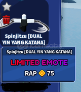 ★ [BLADE BALL] SPINJITZU (EMOTE) ★