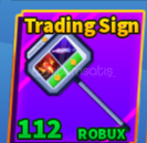 Blade Ball : Trading Sign GAMEPASS