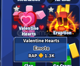 Blade Ball Valentine Hearts Emote