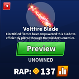 Blade Ball Voltfire Blade