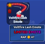 Blade Ball Voltfire Lash Emote