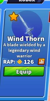 ★ [BLADE BALL] WIND THORN ★