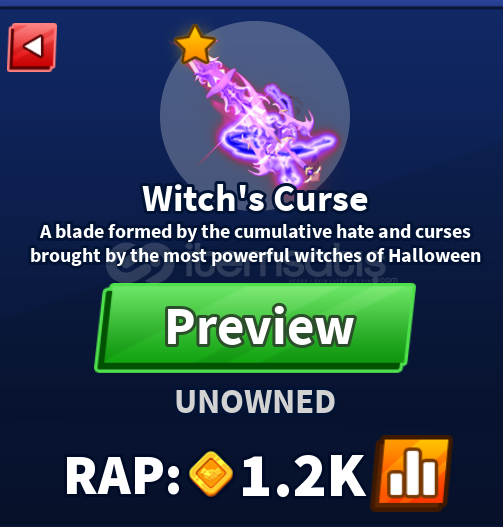 BLADE BALL WİTCH CURSE BLADE BALL WİTCH CURSE