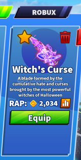 ★ [BLADE BALL] WITCHS CURSE ★