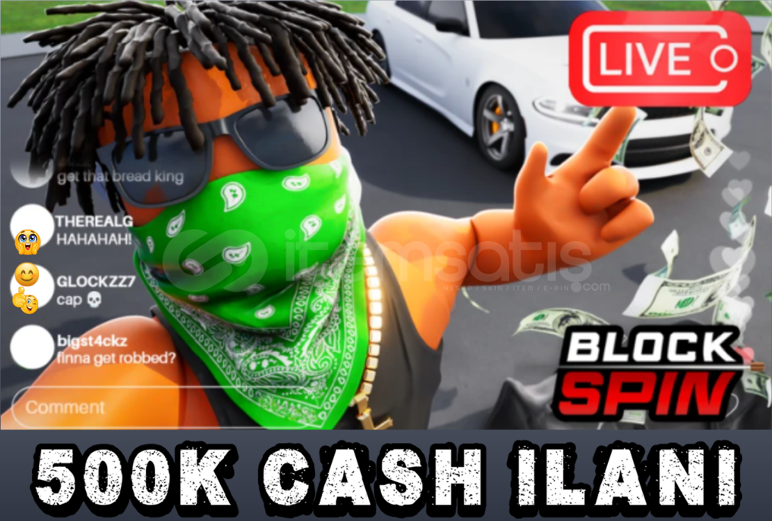 Block Spin 500K Cash!⚡⚡ Block Spin 500K Cash!⚡⚡