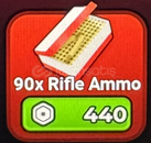 Block Spin 90x Rifle Ammo Block Spin 90x Rifle Ammo