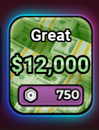 Block Spin : Great 12500 Cash / 12,5k Cash