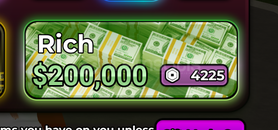 Block Spin : Rich 200000 Cash / 200k Cash