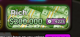 Block Spin Rich 200000 Cash / 200k Cash