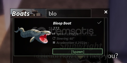 Bloop boat