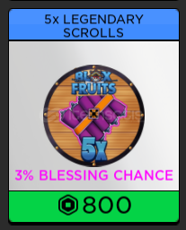 Blox Fruit 5x Legendary Scrolls Blox Fruit 5x Legendary Scrolls