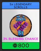 Blox Fruit 5x Legendary Scrolls