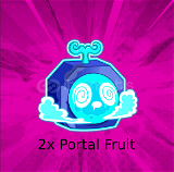 Blox fruit 2 adet portal meyvesi