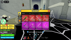 BLOX FRUIT 2662LVL HESAP UYGUN