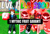 Blox Fruit | 2800 LVL GH 1 Mythic Fruit | Hesap