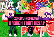 Blox Fruit | 2800LVL + GH + Drough FRUIT | HESAP
