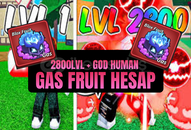Blox Fruit | 2800LVL + GH + GAS FRUIT | HESAP