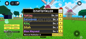 Blox Fruit 5 saat 30 dk 2x xp + 2x reset stat