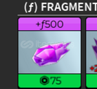 Blox Fruit 500 Fragments 