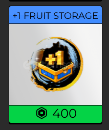 Blox Fruit +1 Fruit Storage Blox Fruit +1 Fruit Storage