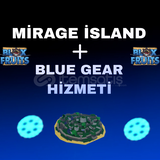 BLOX FRUİT BLUE GEAR,MİRAGE İSLAND HİZMETİ