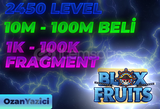 Blox Fruit Dragon / Venom Max Level Hesaplar