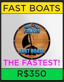 Blox Fruit Fast Boat GamePass Blox Fruit Fast Boat GamePass