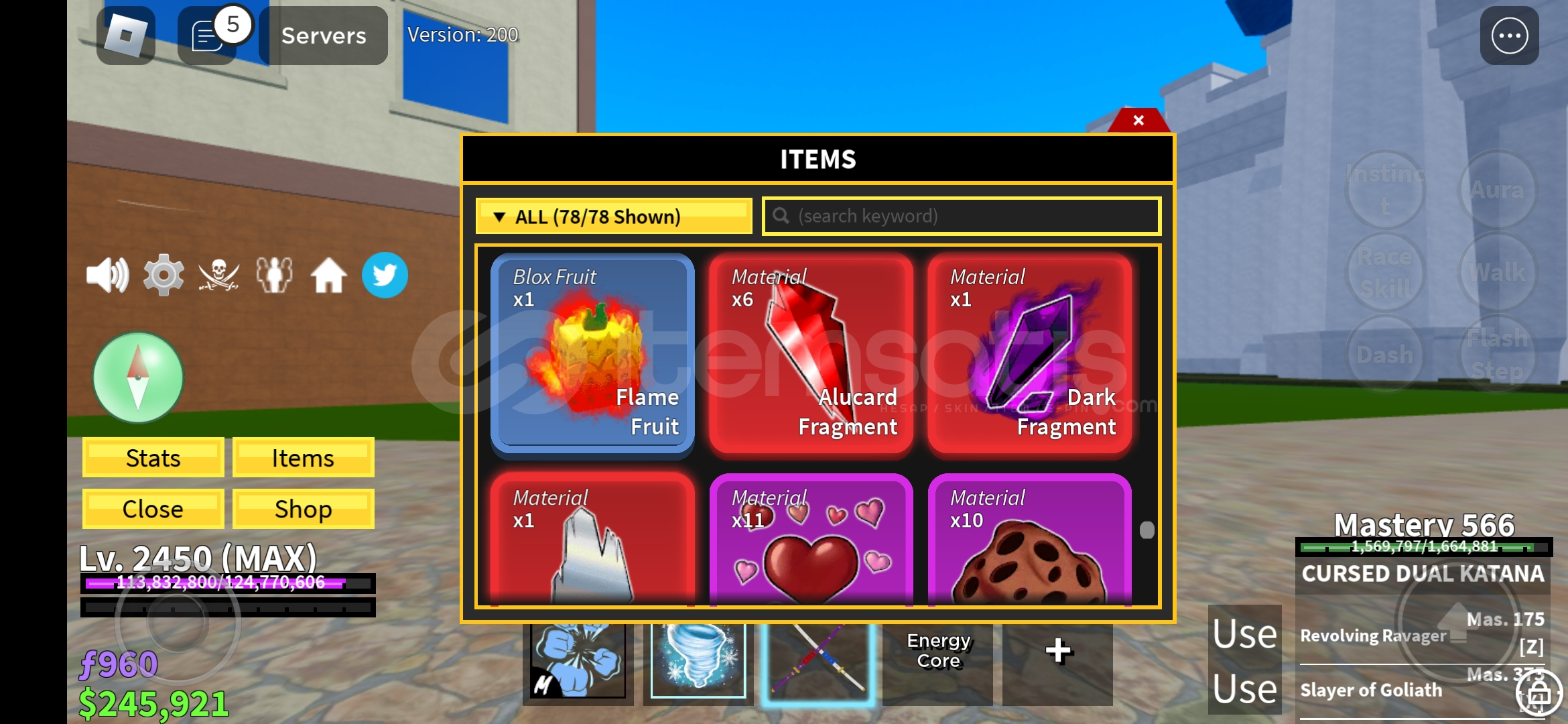 shop acc roblox blox fruit free