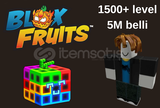 Blox fruit Hesap 1500+ creation fruit