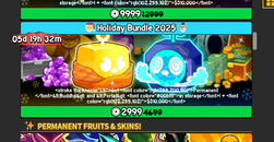 Blox Fruit Holiday Bundle 2025