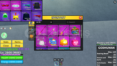 Blox fruit max level godhumanlı hesap