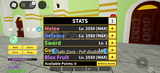 Blox fruit Max level hesap 