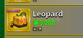 Blox Fruit Perm Leopard / Permament Leopard 