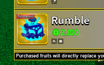 Blox Fruit Perm Rumble / Permament Rumble
