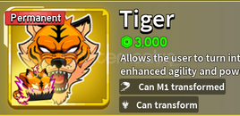 Blox Fruit Perm Tiger