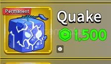 Blox Fruit Permanent Quake